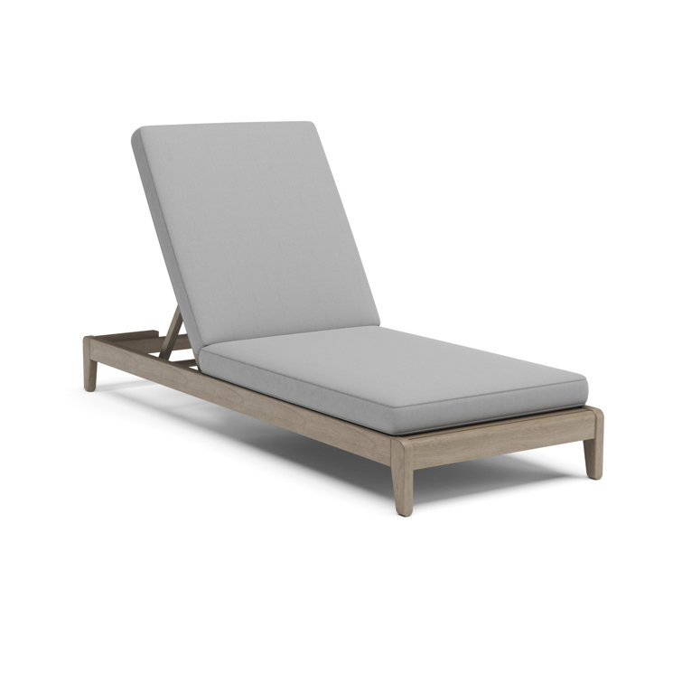 Williston Forge Penney Outdoor Wood Chaise Lounge Reviews Wayfair